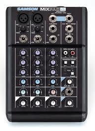 Samson Mixpad 4 battery powered mixer