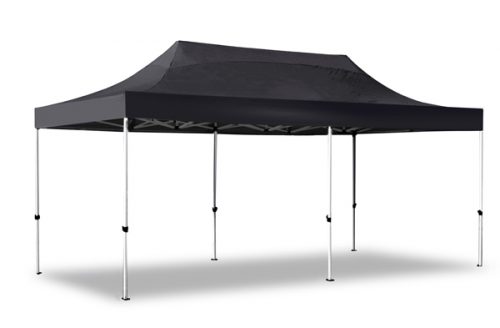 6m x 3m pop up gazebo/staging roof (black)